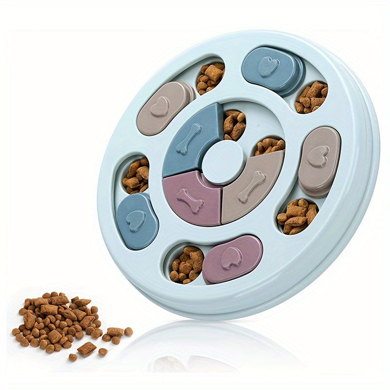 EURO VIBE Interactive Dog Puzzle Feeder | Slow Feeding Toy