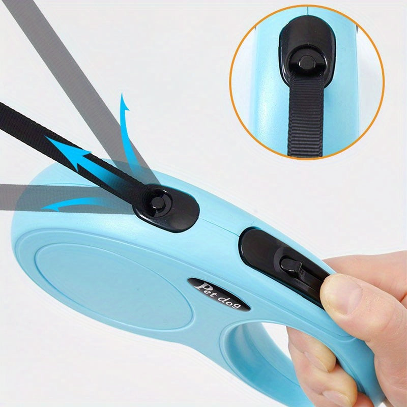 EURO VIBE Retractable Dog Lead | Strong Tangle-Free Pet Leash