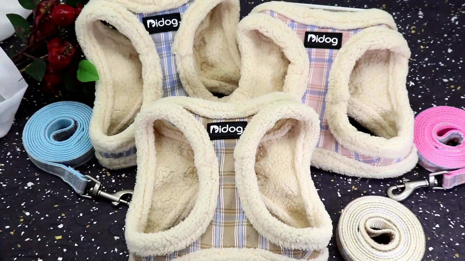 EURO VIBE Dog Harness & Lead Set | Soft Warm Vest for Small Dogs