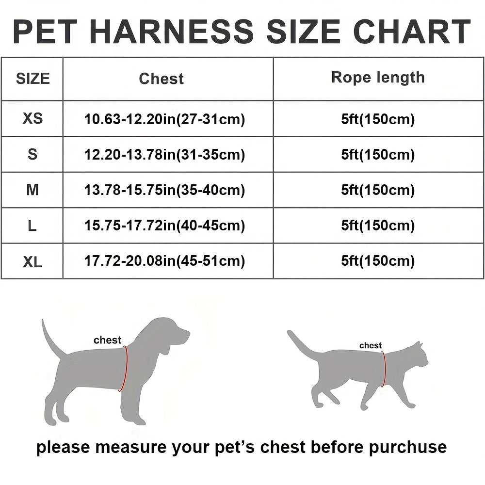 EURO VIBE Cat Harness & Leash – Escape Proof Walking Set UK