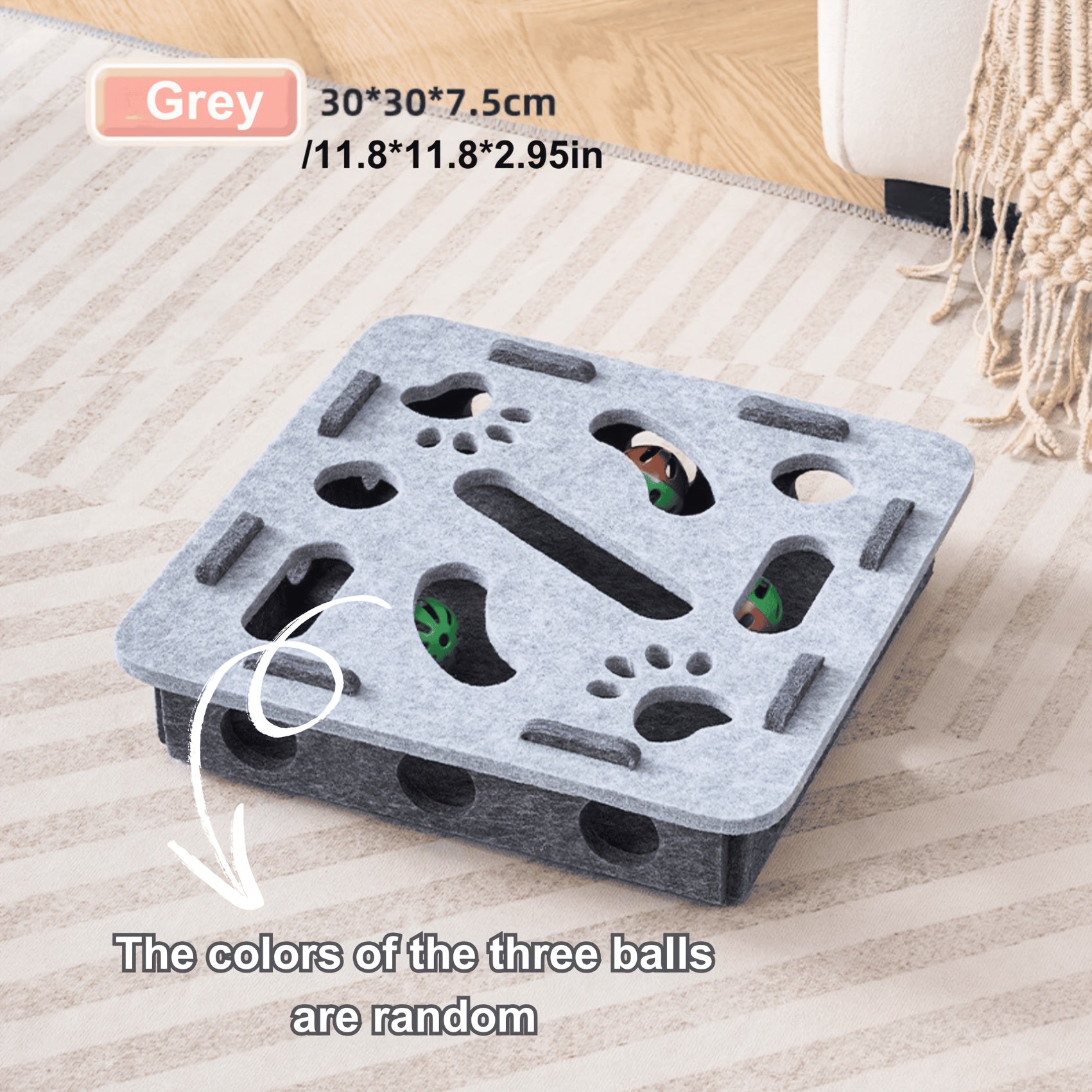 Interactive Cat Puzzle Toy Treat Dispenser Board | EURO VIBE
