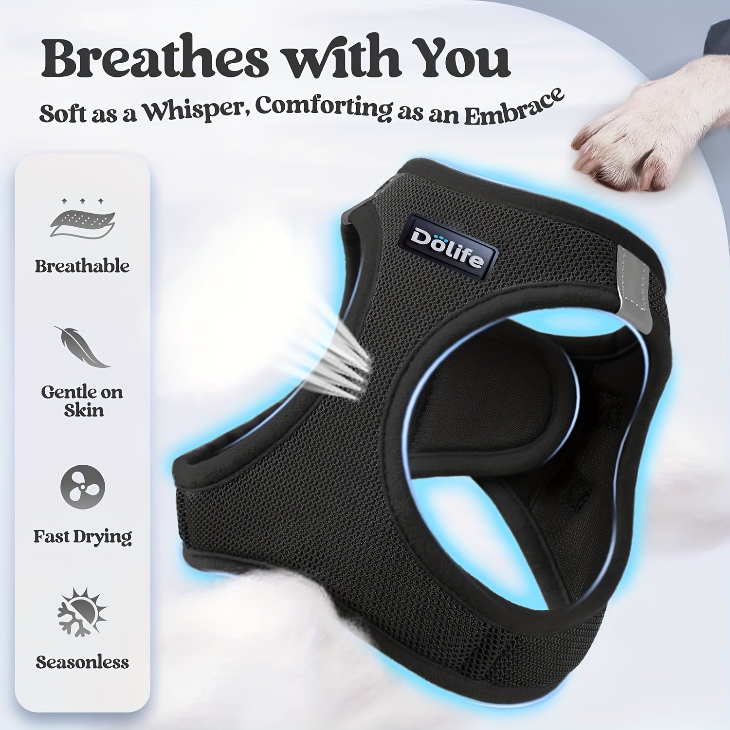 EURO VIBE Cat Harness & Leash – Escape Proof Walking Set UK