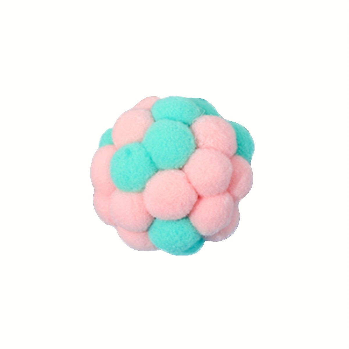 EURO VIBE Cat Pom Pom Ball Toys – Soft Interactive Play Balls UK