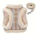 EURO VIBE Dog Harness & Lead Set | Soft Warm Vest for Small Dogs