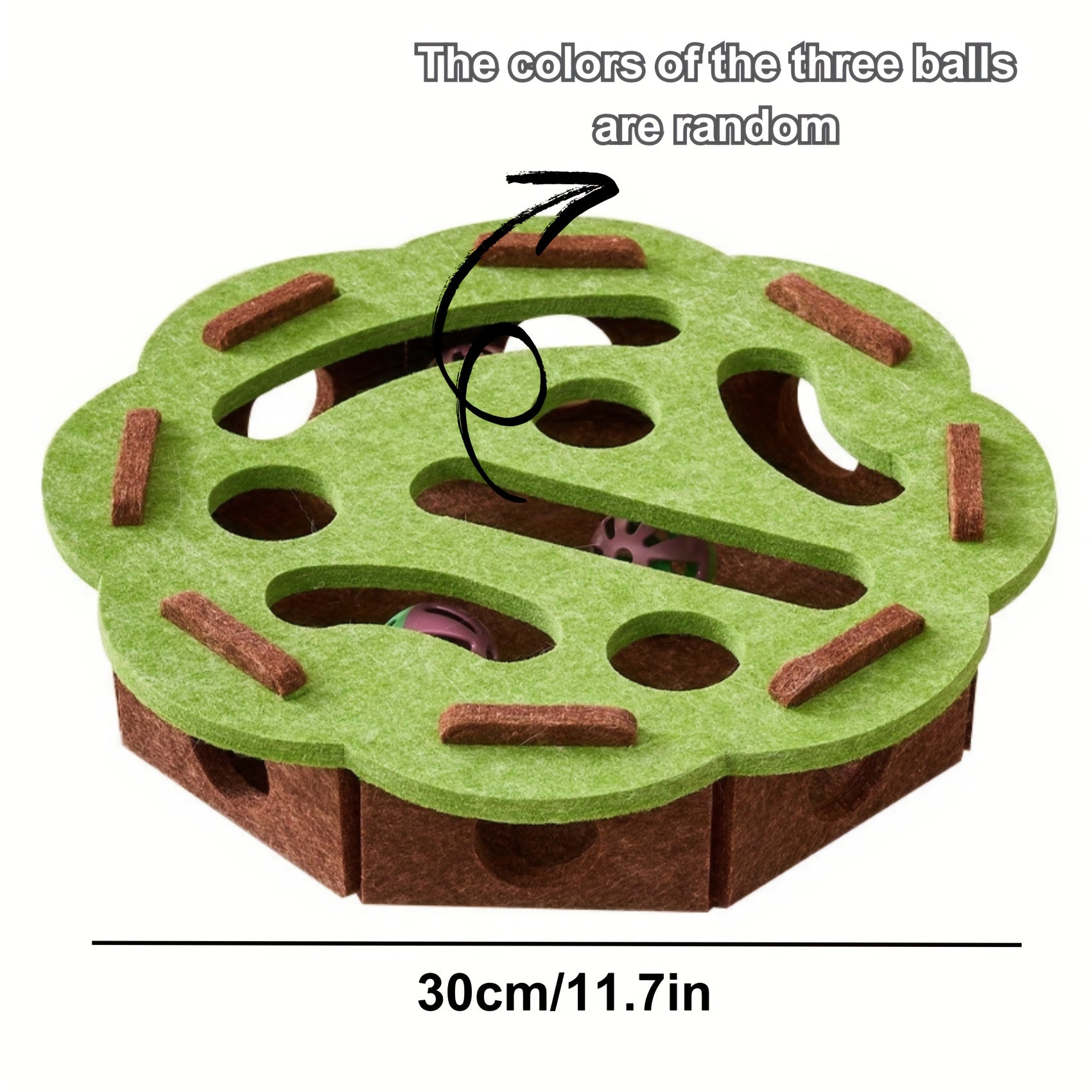 Interactive Cat Puzzle Toy Treat Dispenser Board | EURO VIBE