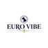 Euro Vibe official logo with elegant dog symbol for a high-quality UK pet brand