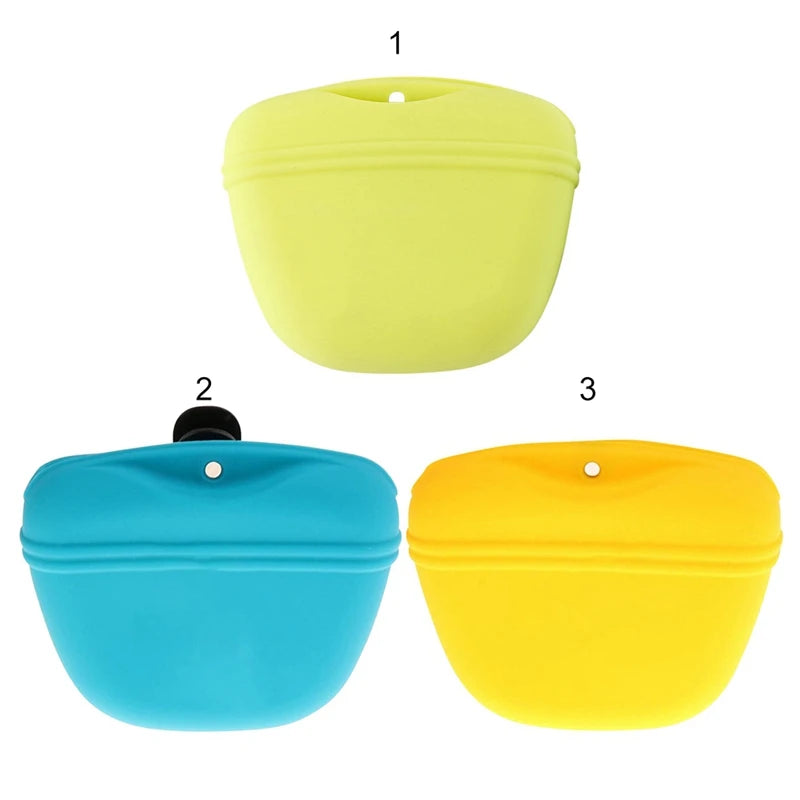 EURO VIBE Magnetic Pet Treat Pouch | Clip-On Dog Training Bag