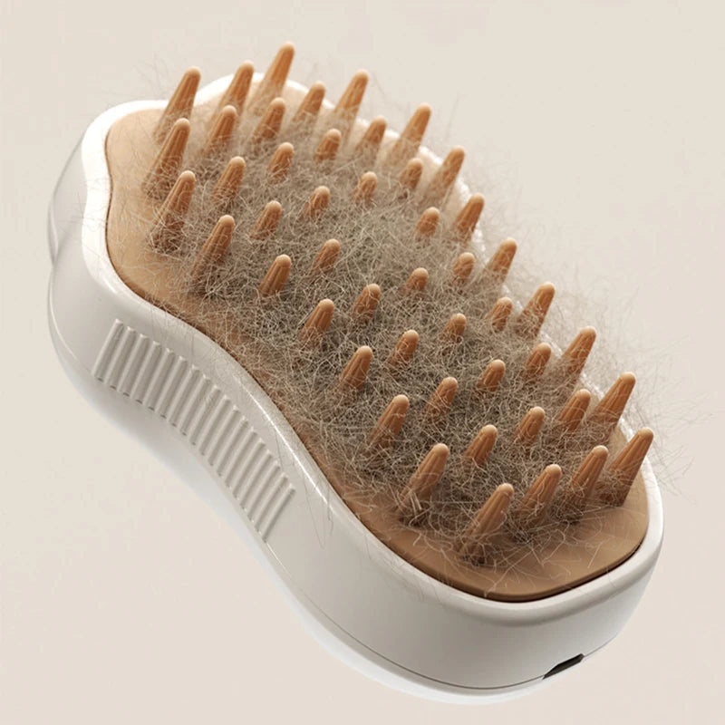 EURO VIBE Pet Shampoo Brush for Dogs & Cats – Soft Bath Massager