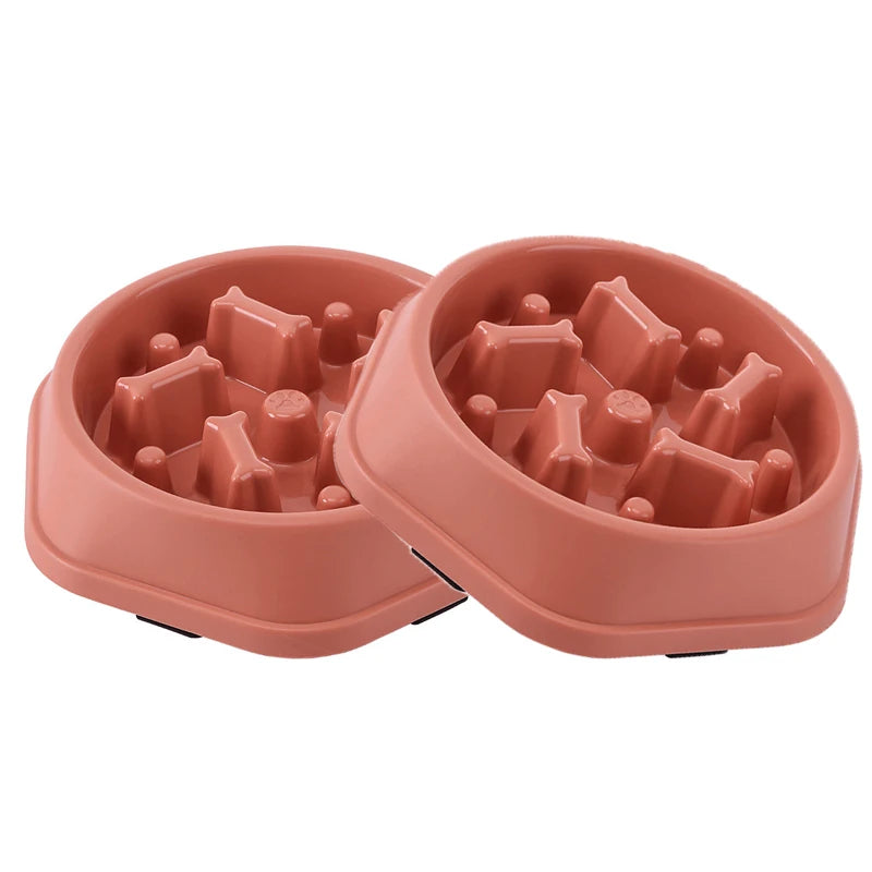 EURO VIBE Slow Feeder Dog Bowl – Anti-Gulping Pet Feeding Dish UK
