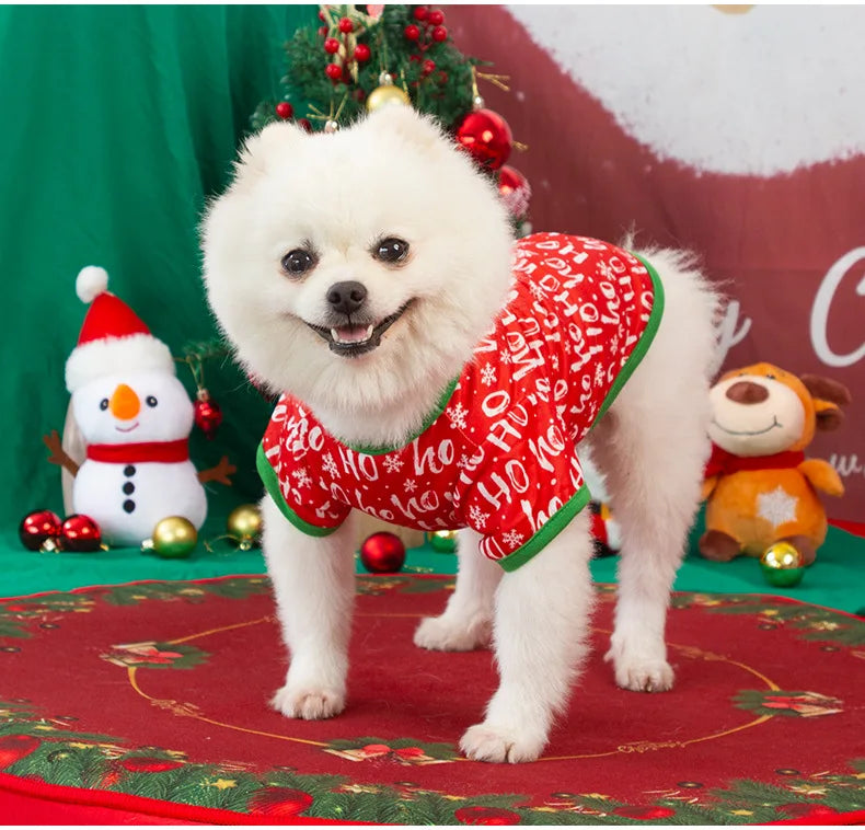 Christmas Dog Shirt | Festive Holiday Pet Outfit for Dogs – EURO VIBE