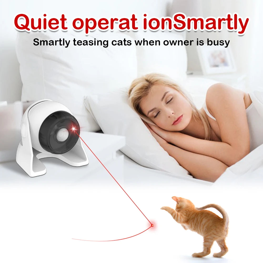 EURO VIBE Automatic Smart Laser Toy for Cats & Dogs – Interactive Pet Fun