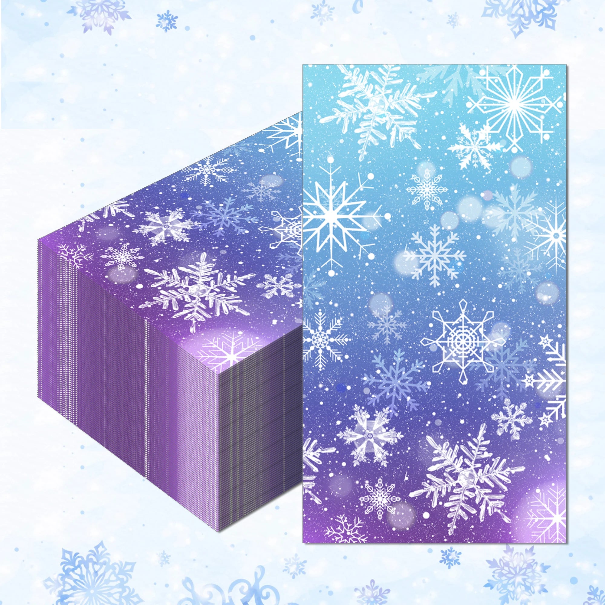 Christmas Disposable Paper Napkins Festive Party Set – EURO VIBE