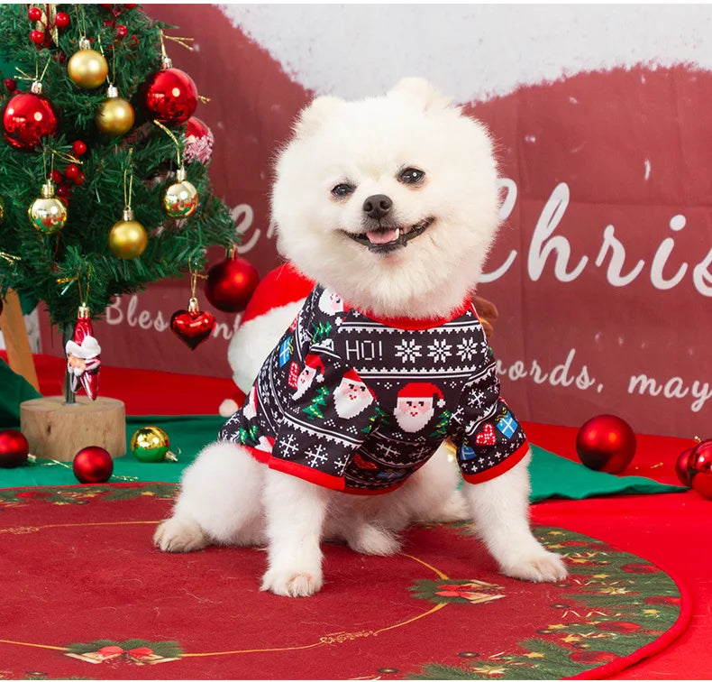 Christmas Dog Shirt | Festive Holiday Pet Outfit for Dogs – EURO VIBE