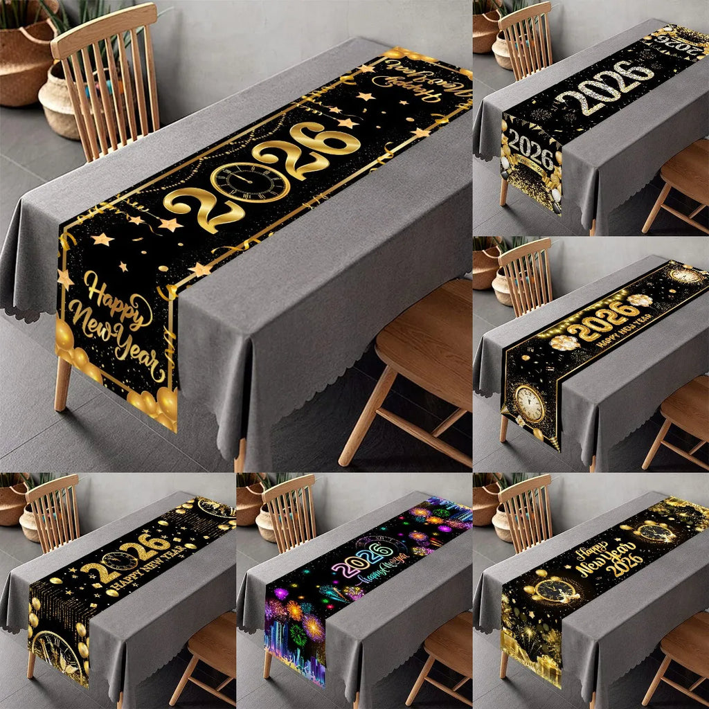 New Year 2026 Table Runner – Party Table Decor UK | EURO VIBE