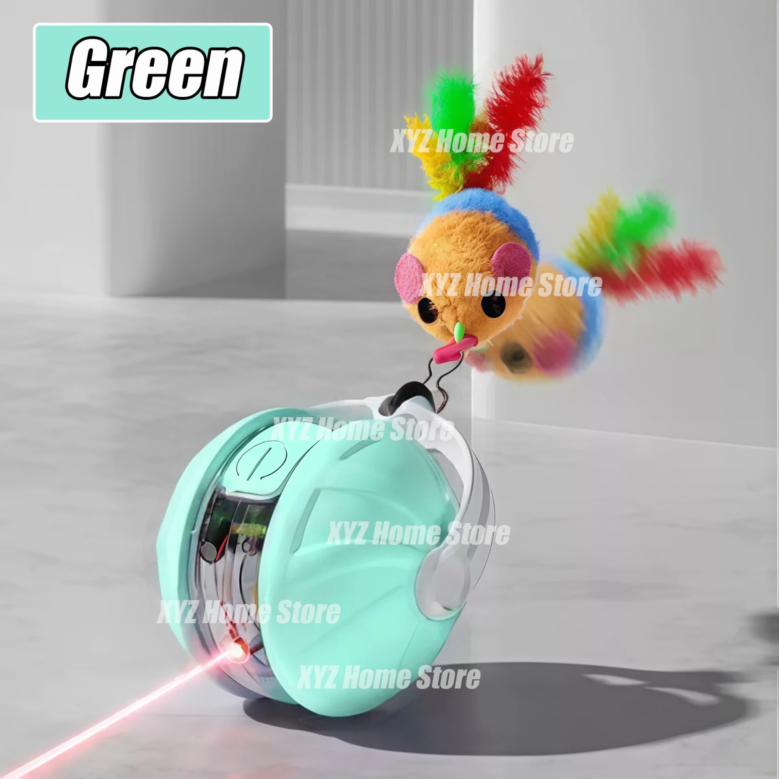 Cat Infrared Interactive Ball Toy for Cats | EURO VIBE UK