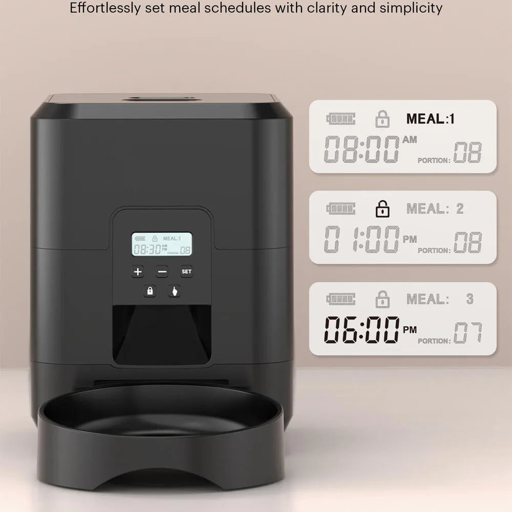 EURO VIBE Smart WiFi Automatic Pet Feeder | App-Controlled Dispenser