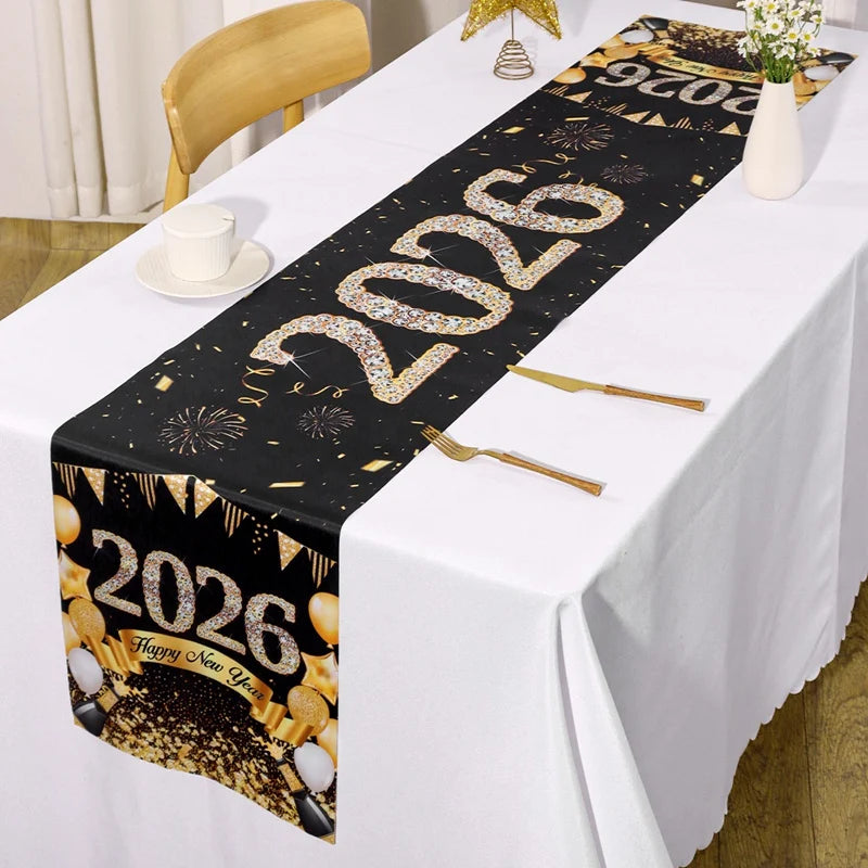 New Year 2026 Table Runner – Party Table Decor UK | EURO VIBE