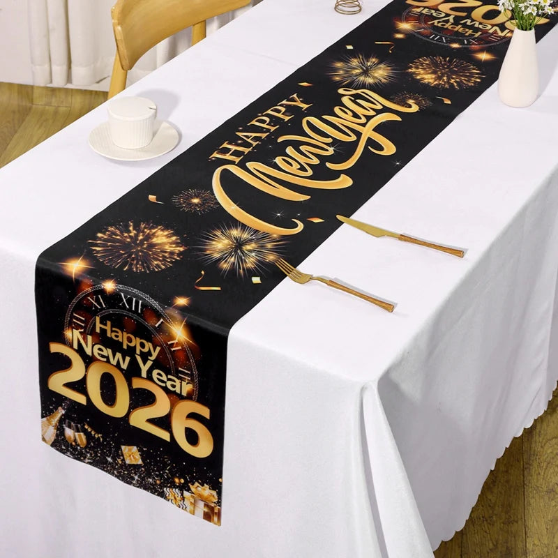 New Year 2026 Table Runner – Party Table Decor UK | EURO VIBE