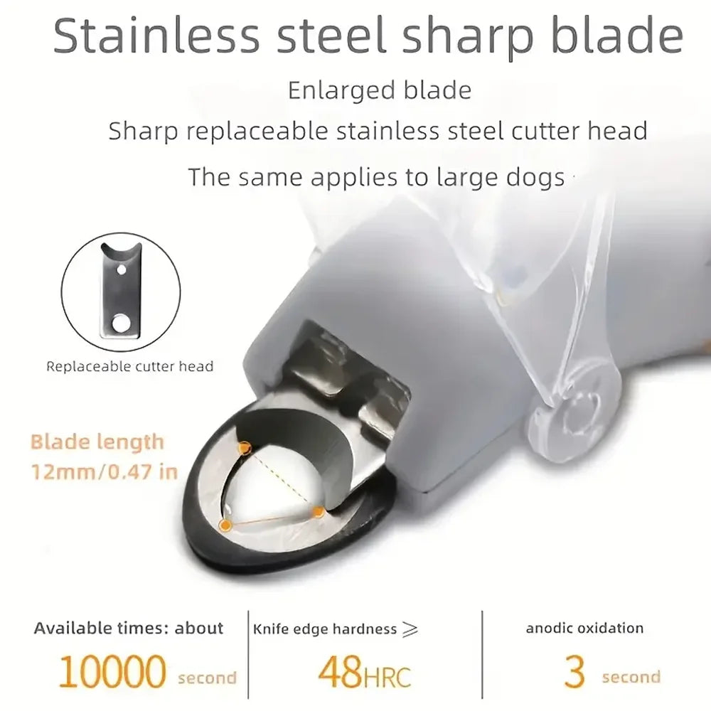 “LED Pet Nail Clipper UK – Safe Dog & Cat Nail Trimmer with Light”