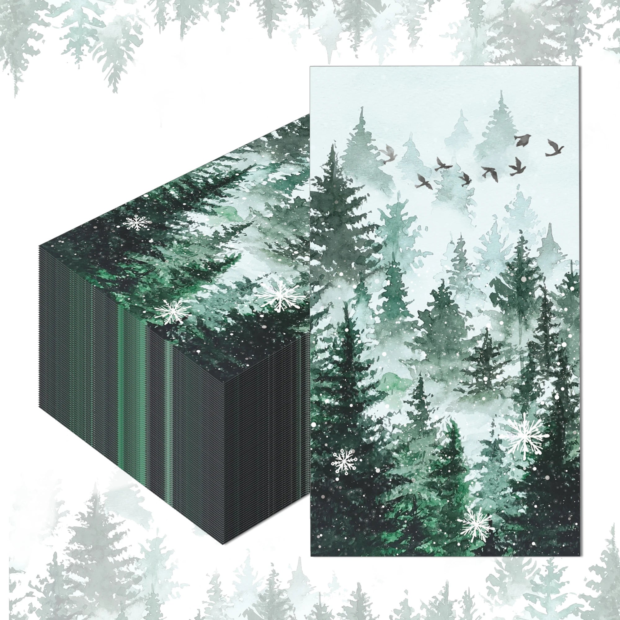 Christmas Disposable Paper Napkins Festive Party Set – EURO VIBE