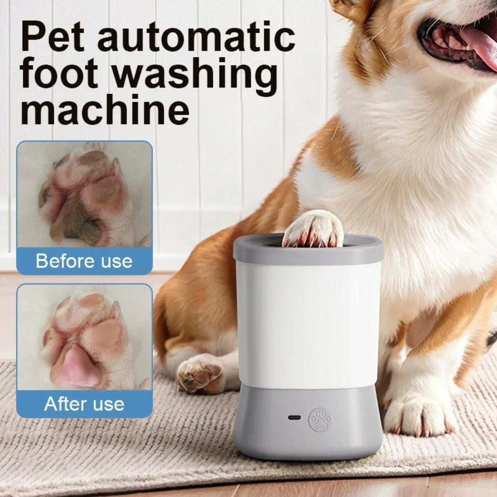 EURO VIBE Automatic Pet Paw Cleaner | Dog & Cat Foot Washer