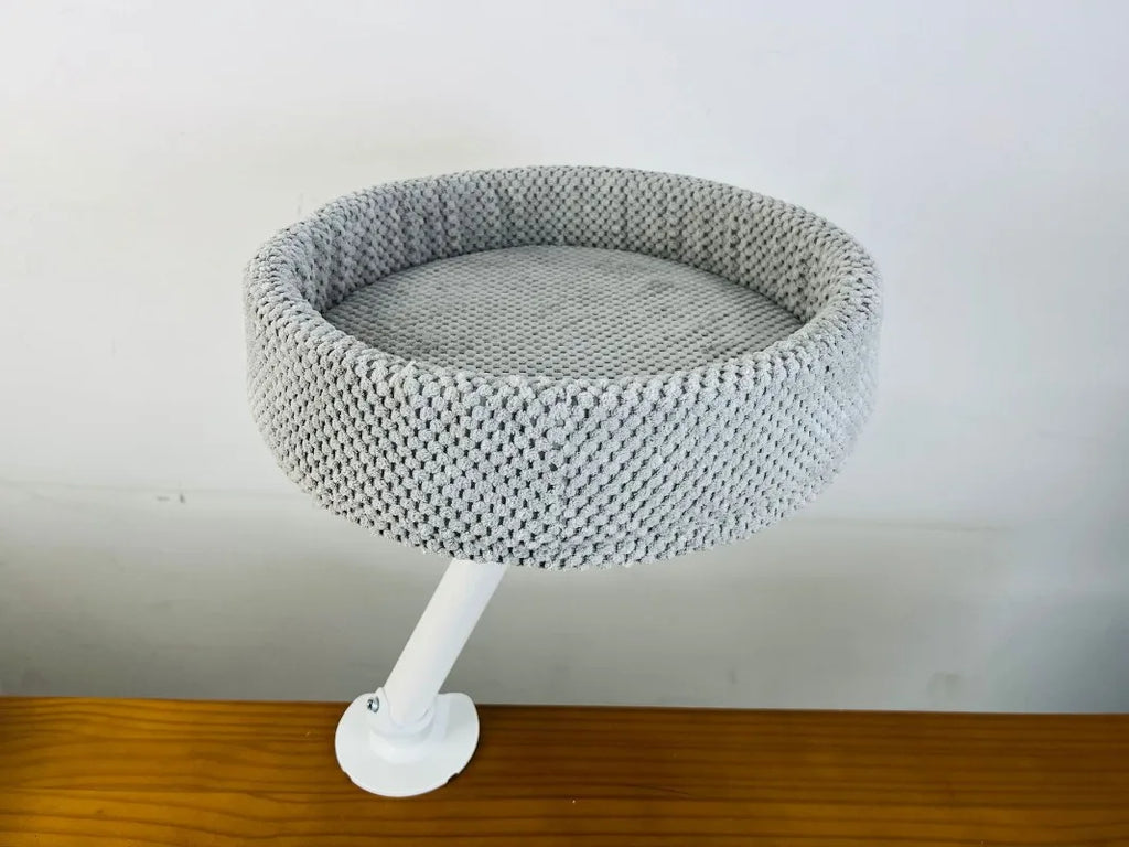 EURO VIBE Adjustable Cat Desk Perch Bed | Comfortable Rest Spot