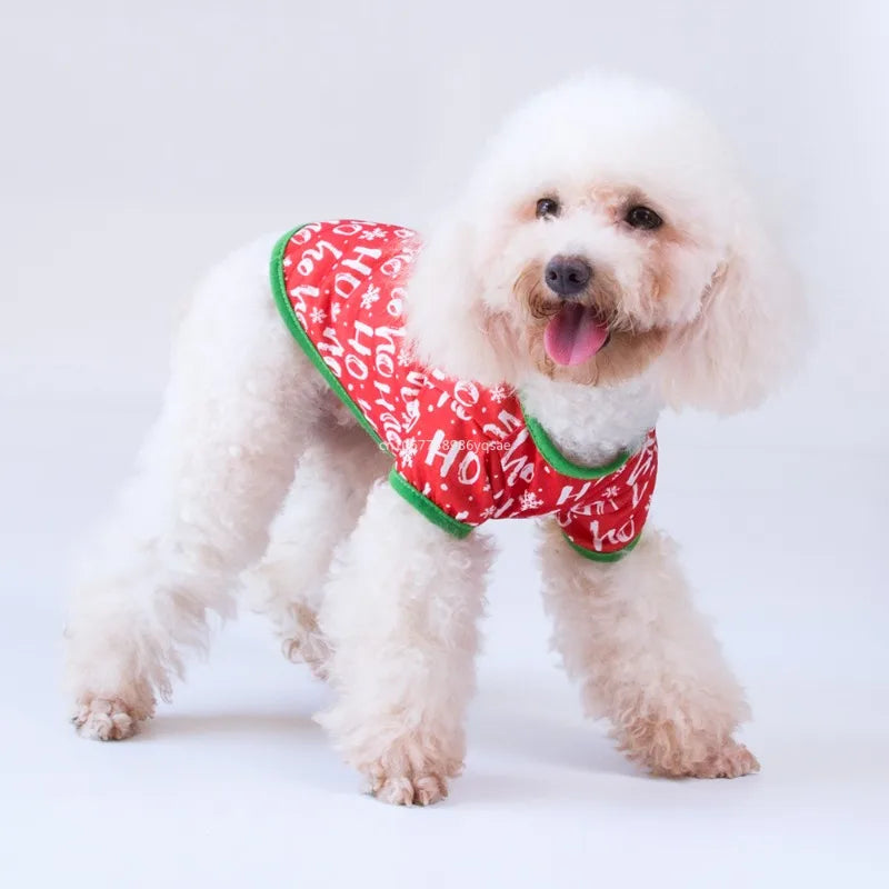 Christmas Dog Shirt | Festive Holiday Pet Outfit for Dogs – EURO VIBE