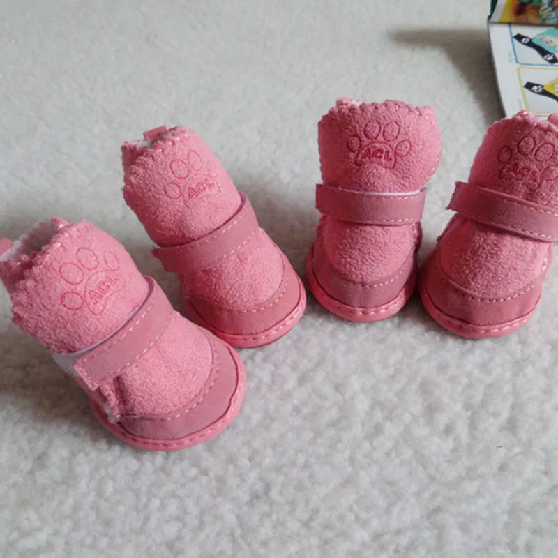 EURO VIBE Dog Winter Shoes | Warm Anti-Slip Pet Boots UK