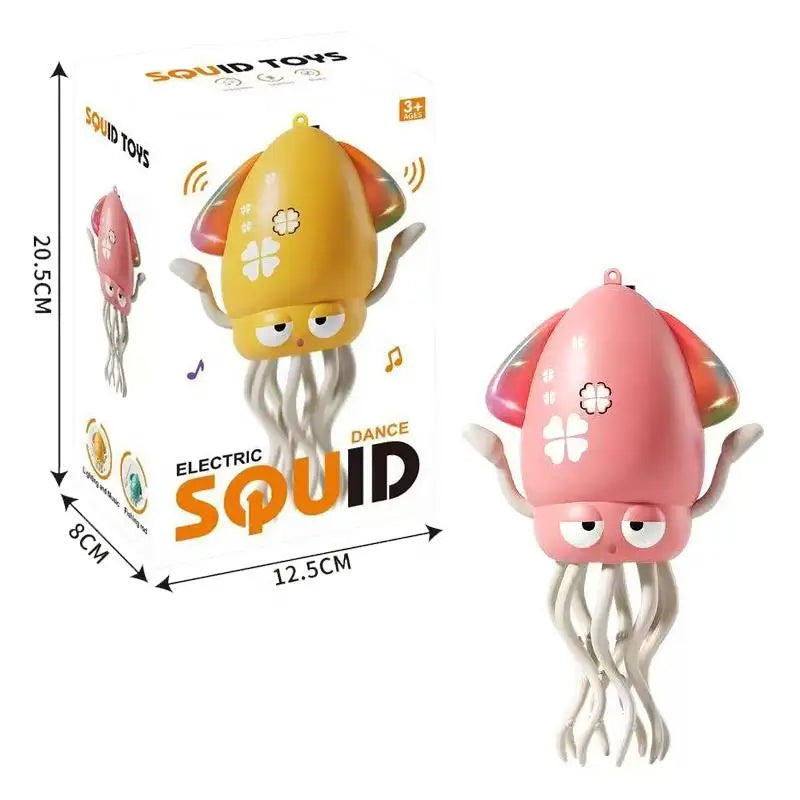 Interactive Light-Up Octopus Cat Toy | Battery Powered Fun Toy