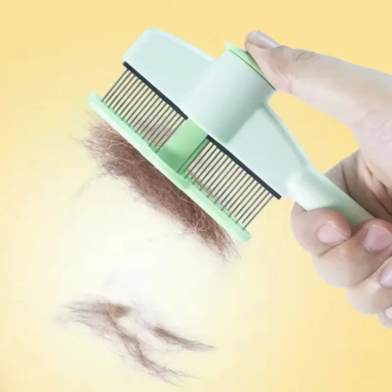 EURO VIBE Pet Grooming Brush for Dogs & Cats – Deshedding Tool