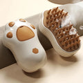 EURO VIBE Pet Shampoo Brush for Dogs & Cats – Soft Bath Massager