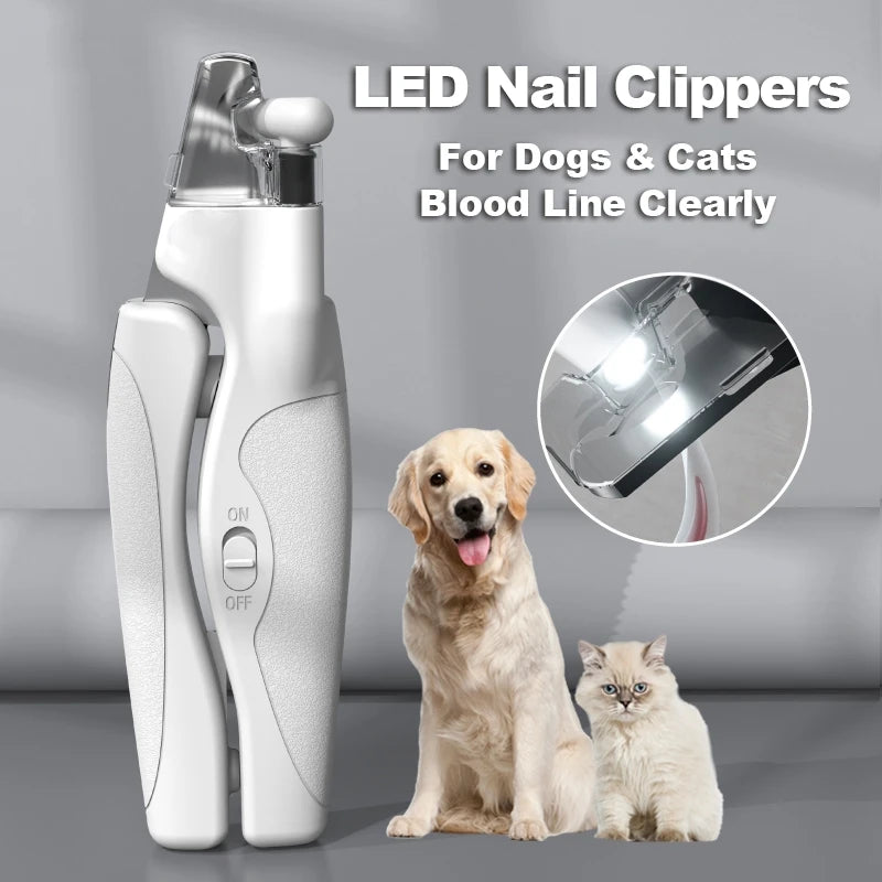 “LED Pet Nail Clipper – Safe Dog & Cat Nail Trimmer by PETKIT”