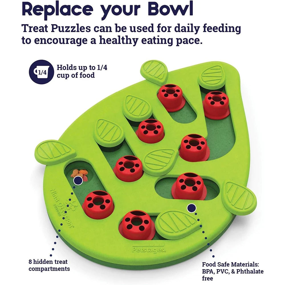 EURO VIBE Cat Puzzle Feeder | Interactive Slow Feeding Toy