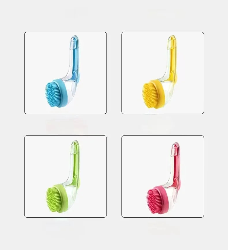 “Dog Bath Brush UK – C Grooming Brush for Pets”