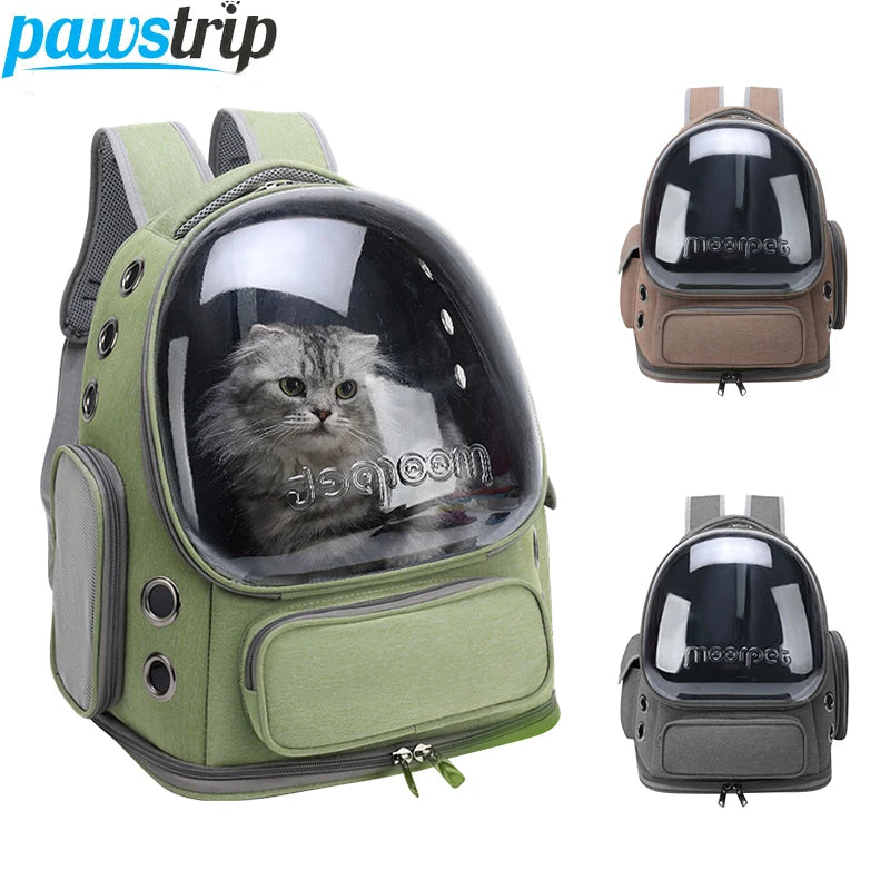 EURO VIBE Cat Space Backpack – Breathable Travel Carrier Bag UK