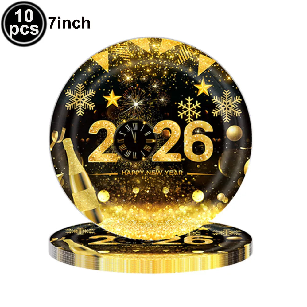 New Year 2026 Party Props Set | Hats, Frames & Glasses – EURO VIBE