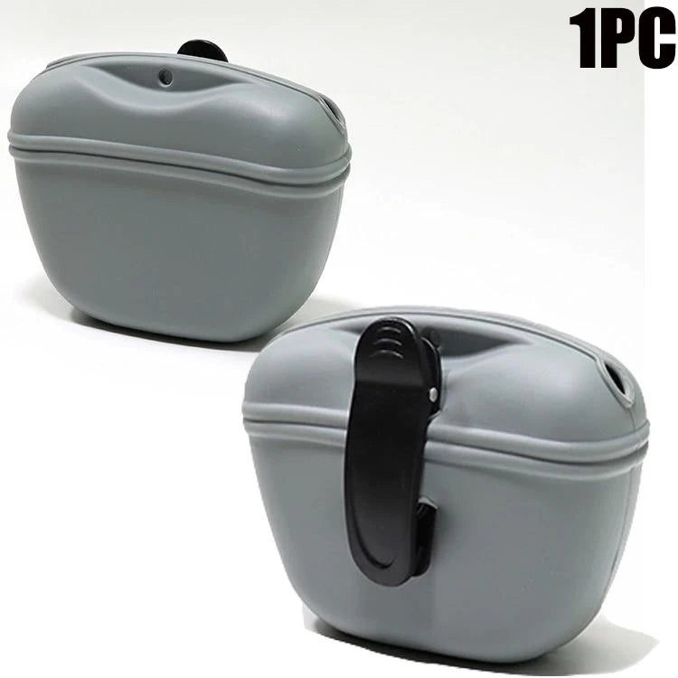 EURO VIBE Magnetic Pet Treat Pouch | Clip-On Dog Training Bag