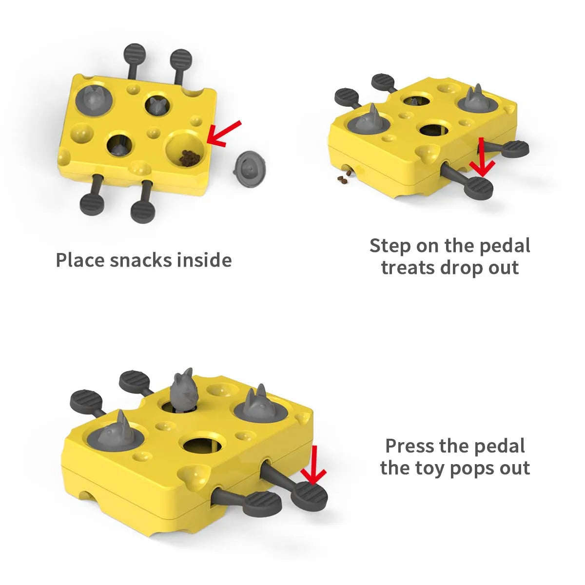 Interactive Cat Puzzle Feeder Toy Slow Feeding Game for Cats