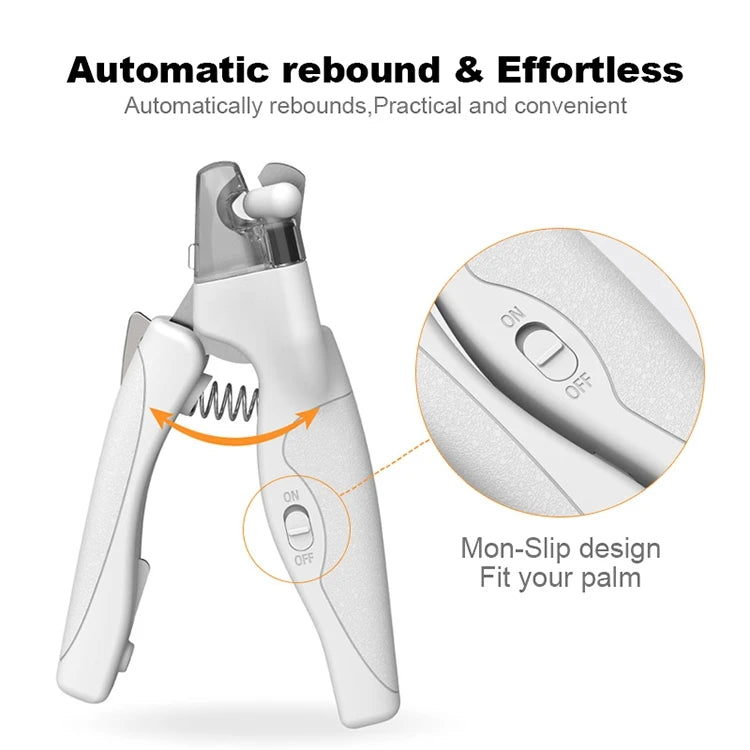 “LED Pet Nail Clipper – Safe Dog & Cat Nail Trimmer by PETKIT”