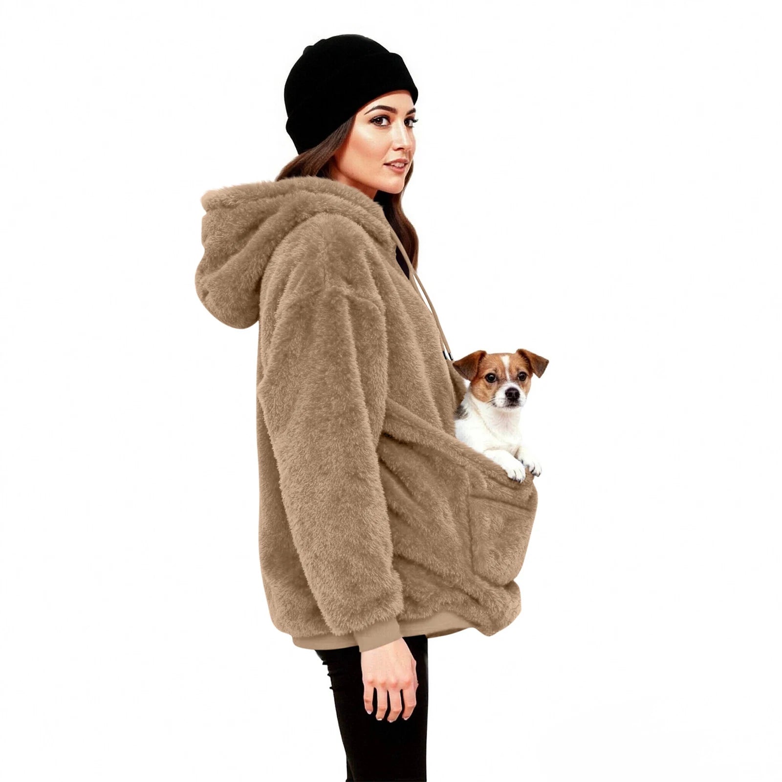 Women’s Fleece Hoodie | Casual Long Sleeve Hooded Top for Autumn Winter