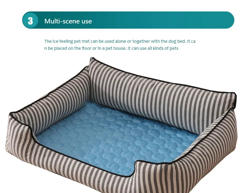 EURO VIBE Pet Cooling Mat for Dogs & Cats | Summer Comfort