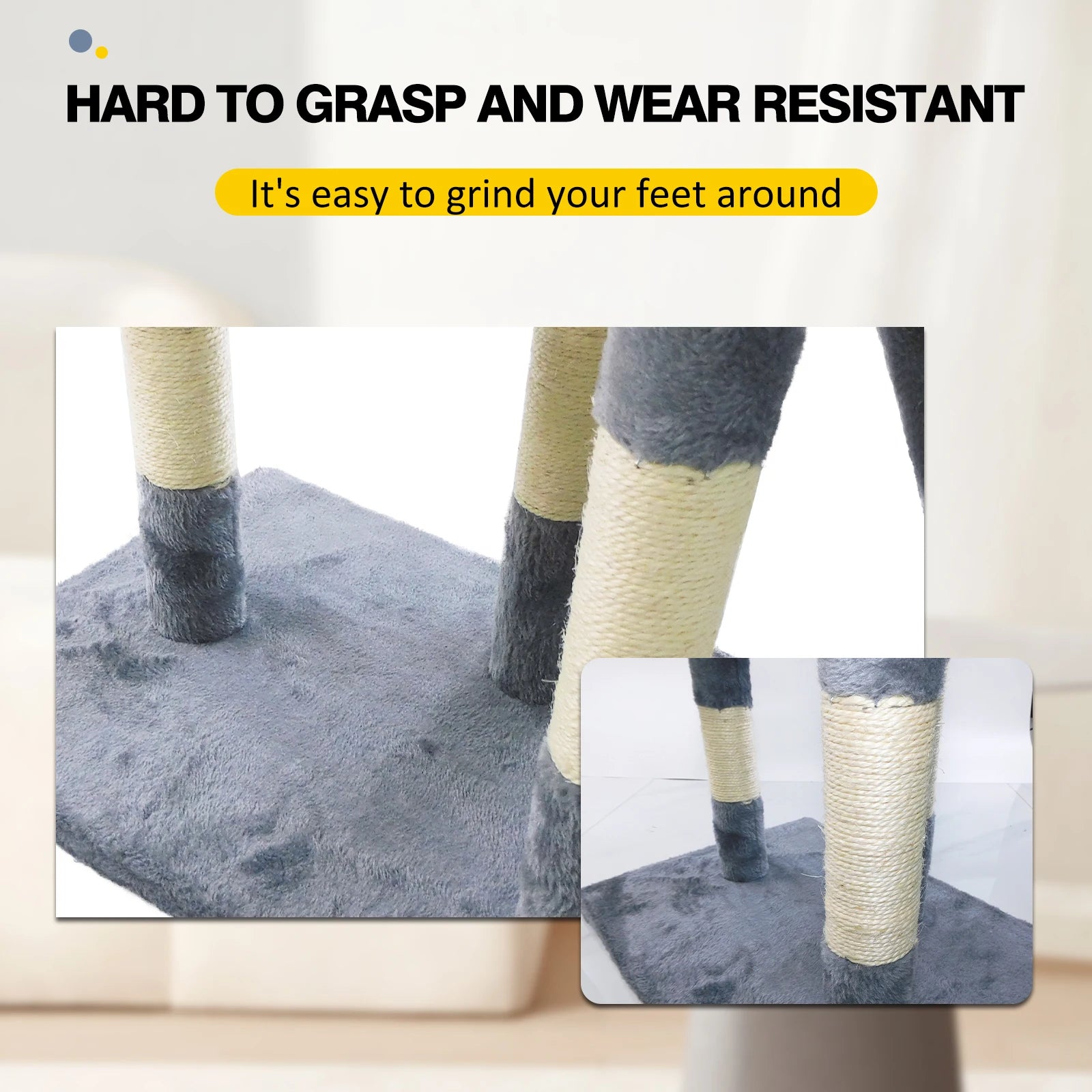 “Luxury Large Cat Tree Tower with Hideout & Scratching Posts