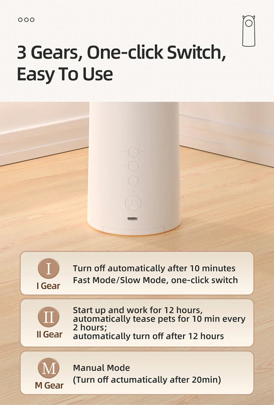 EURO VIBE Automatic Smart Laser Toy for Cats & Dogs – Interactive Pet Fun