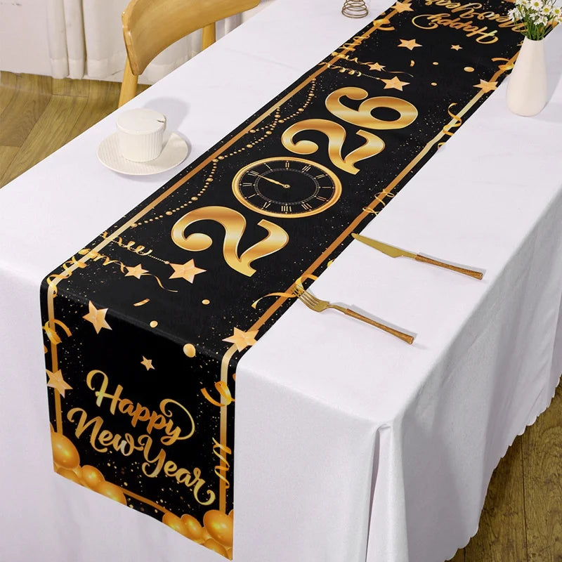 New Year 2026 Table Runner – Party Table Decor UK | EURO VIBE
