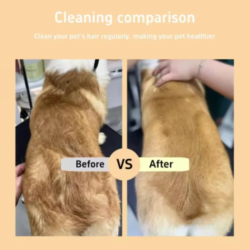 EURO VIBE Pet Grooming Brush for Dogs & Cats – Deshedding Tool