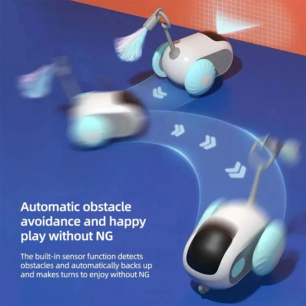 Automatic Interactive Cat Toy with Feather | EURO VIBE UK