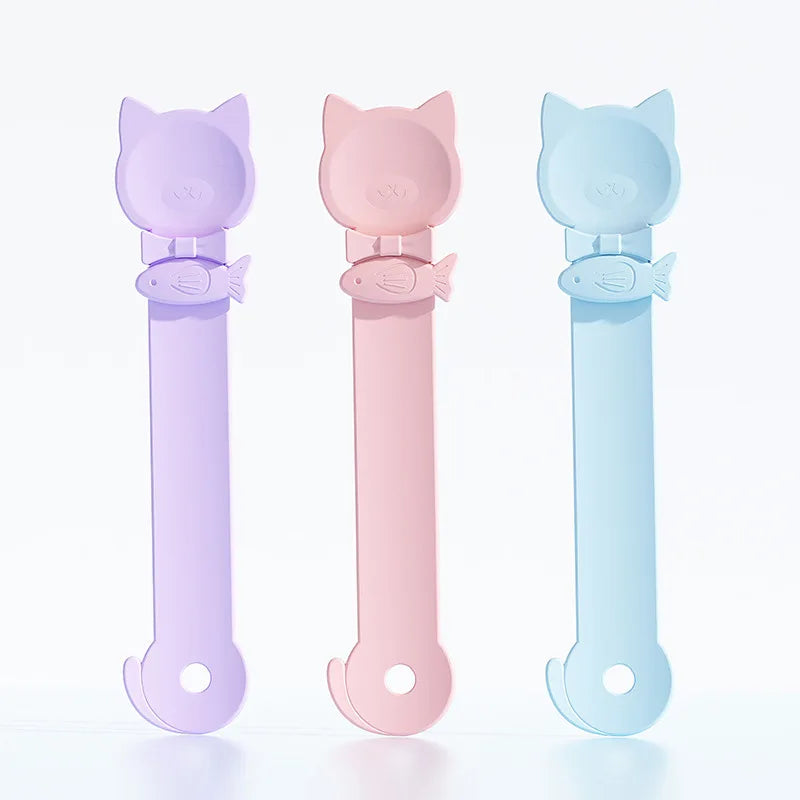 “Cat Food Pouch Opener Tool UK – Easy Feed Clip for Wet Treats & Meals”