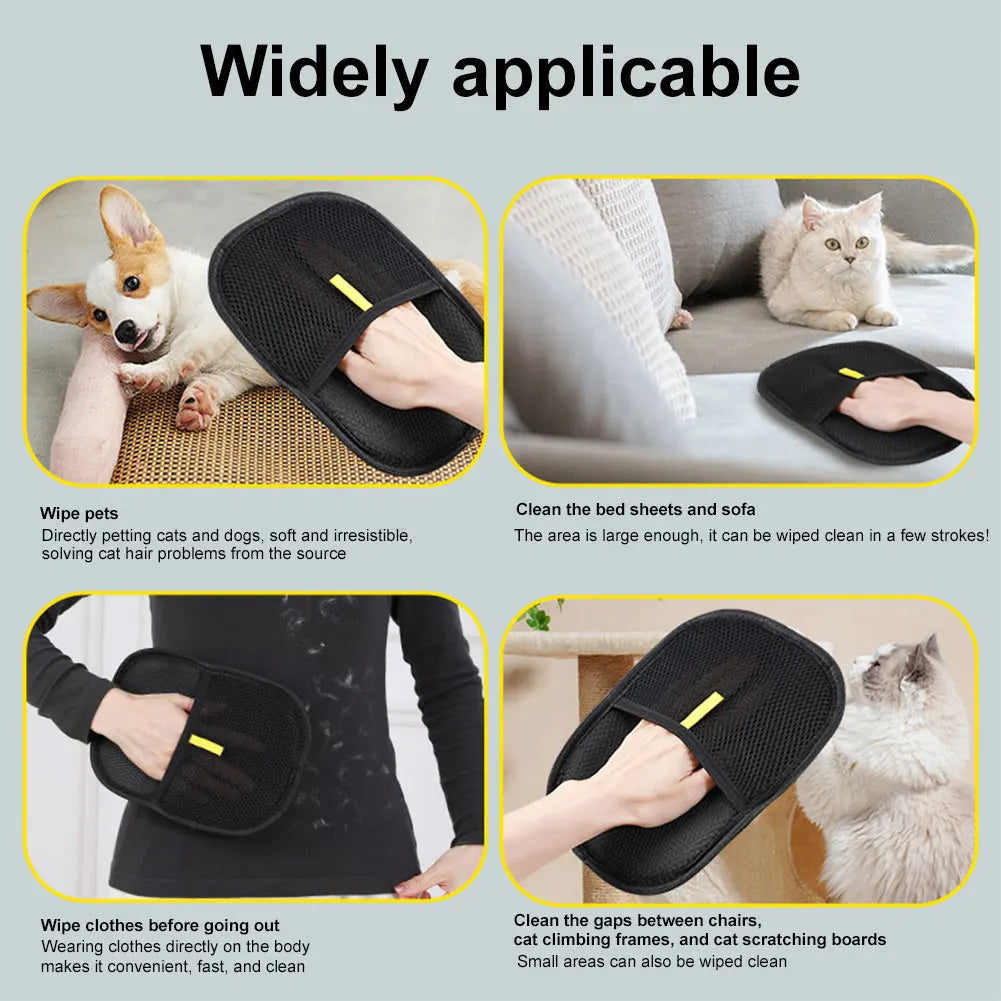 “Pet Hair Remover Glove UK – Reusable Grooming Mitt for Dogs & Cats”