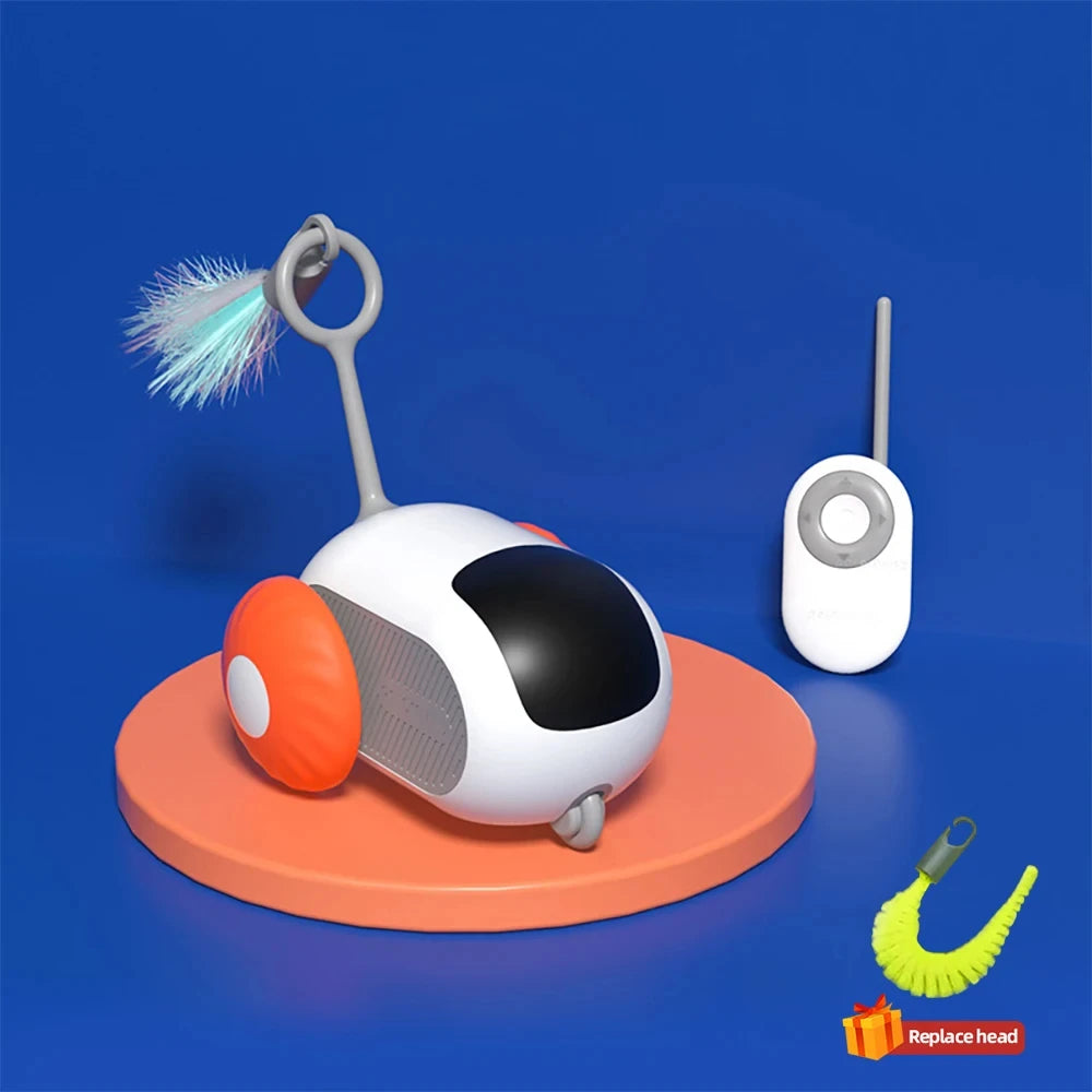 Automatic Interactive Cat Toy with Feather | EURO VIBE UK