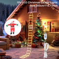 EURO VIBE LED Climbing Santa Ladder Light | Outdoor Christmas Decor
